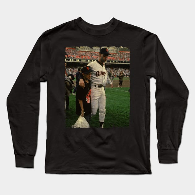 Will Clark in San Francisco Giants Long Sleeve T-Shirt by PESTA PORA